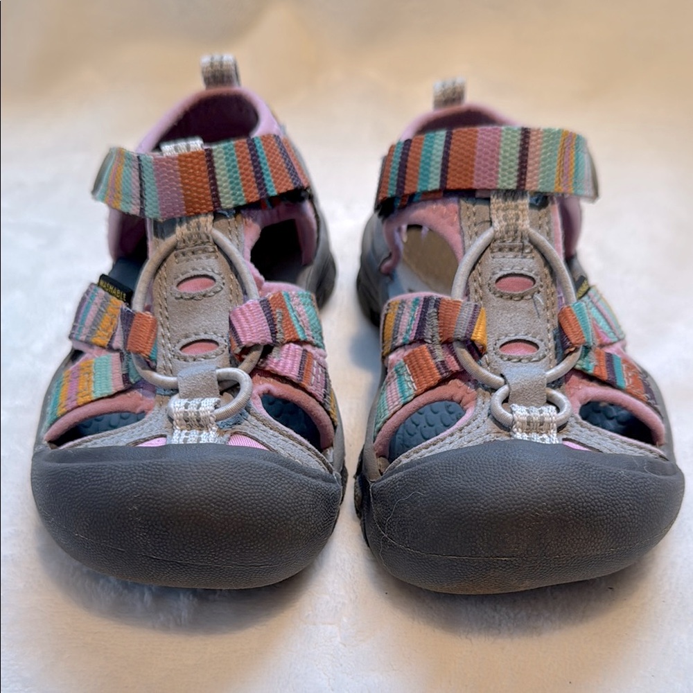 Colorful Striped Kids Sandals